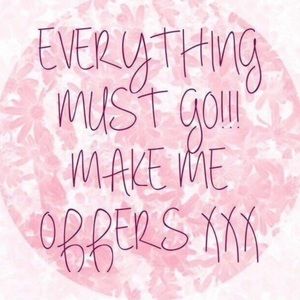 MAKE ME OFFERS. ACCEPTING MOST OFFERS TODAY ONLY!